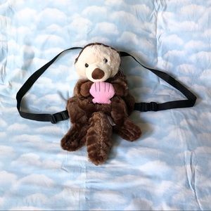 Otter Stuffed Animal Backpack.
